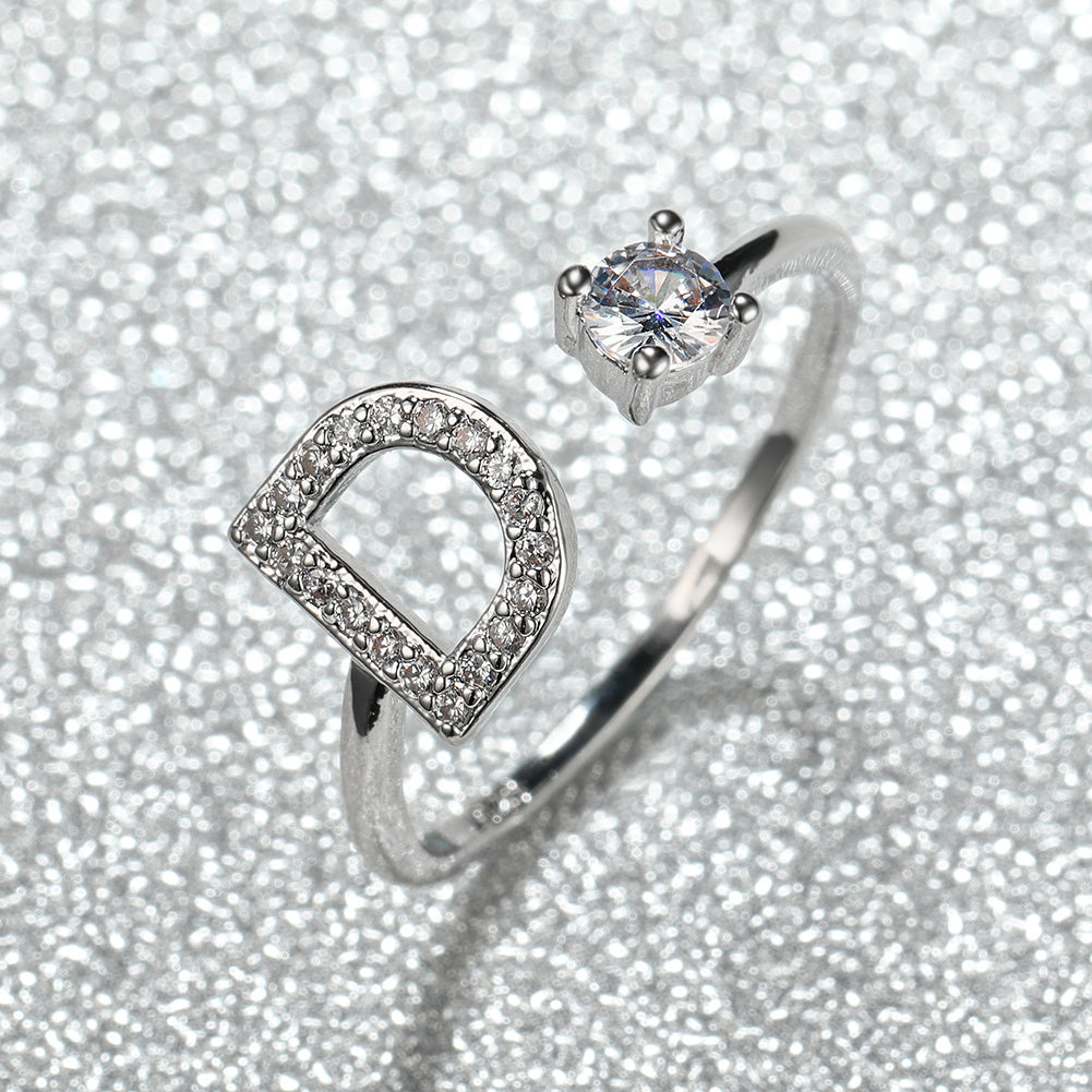 Bagues Alphabet de A-Z