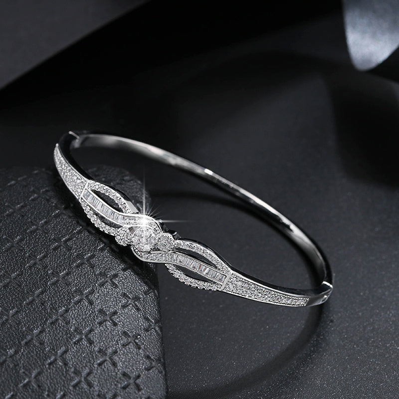 Bague raffinée étincelante