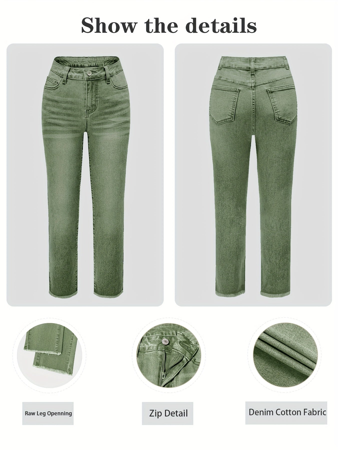 Jean stretch effiloché