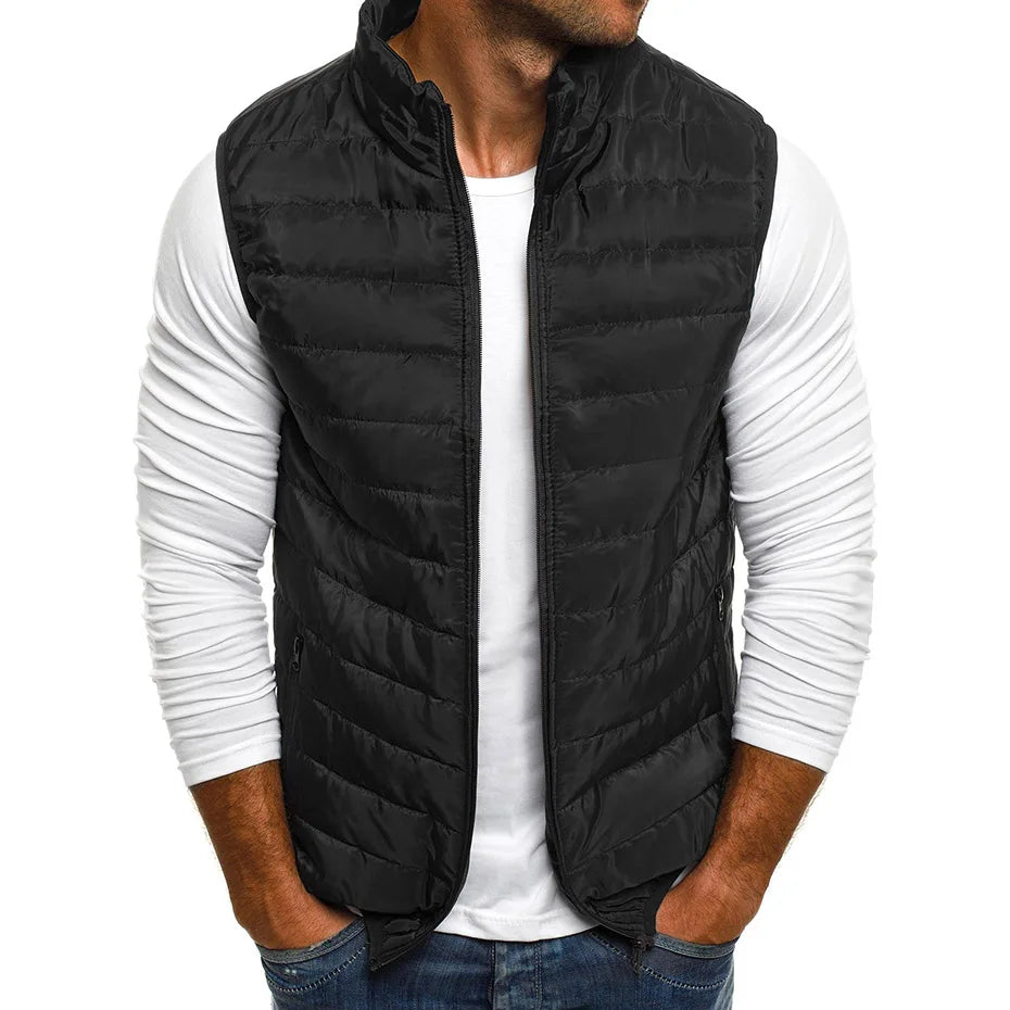 Gilet Homme Sans Manches Rembourré - Chaud Hiver