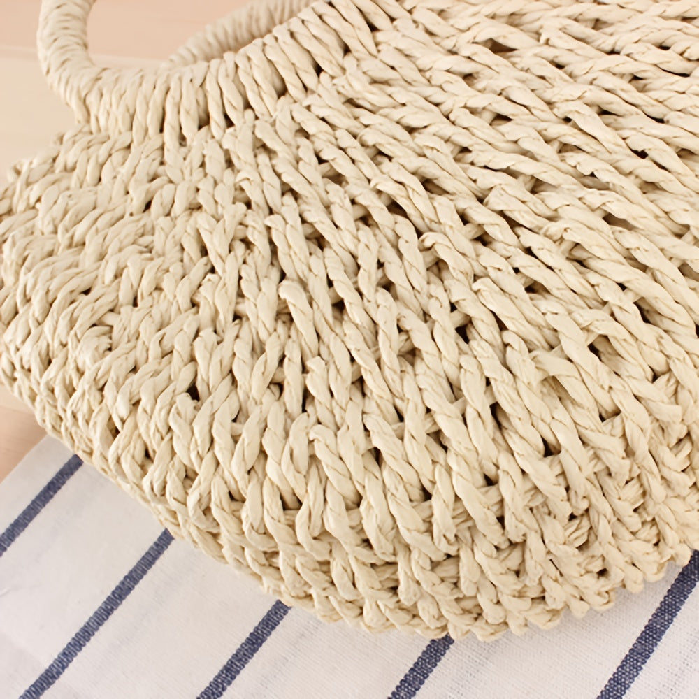 Sac en Paille Tressée – Élégance Naturelle & Style Bohème
