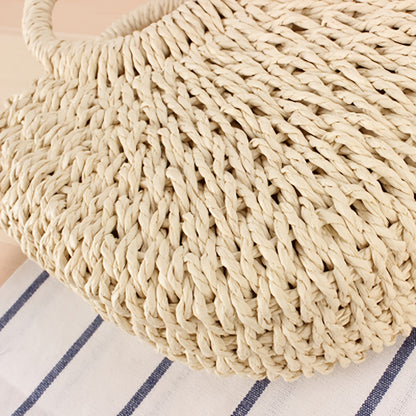 Sac en Paille Tressée – Élégance Naturelle & Style Bohème