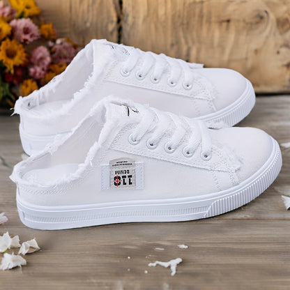 Baskets décontractées en toile – style sabot femme