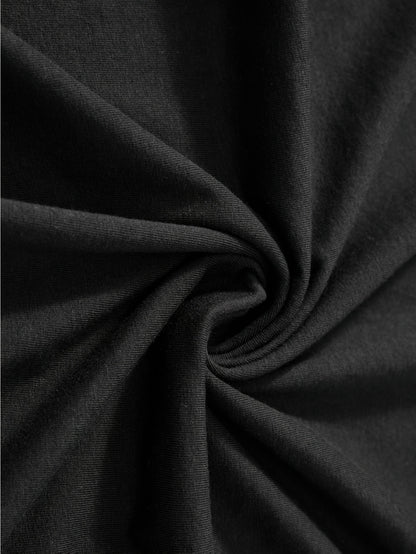 T-Shirt Homme PNL Noir - Graphique Hip Hop Streetwear Col Rond Manches Courtes