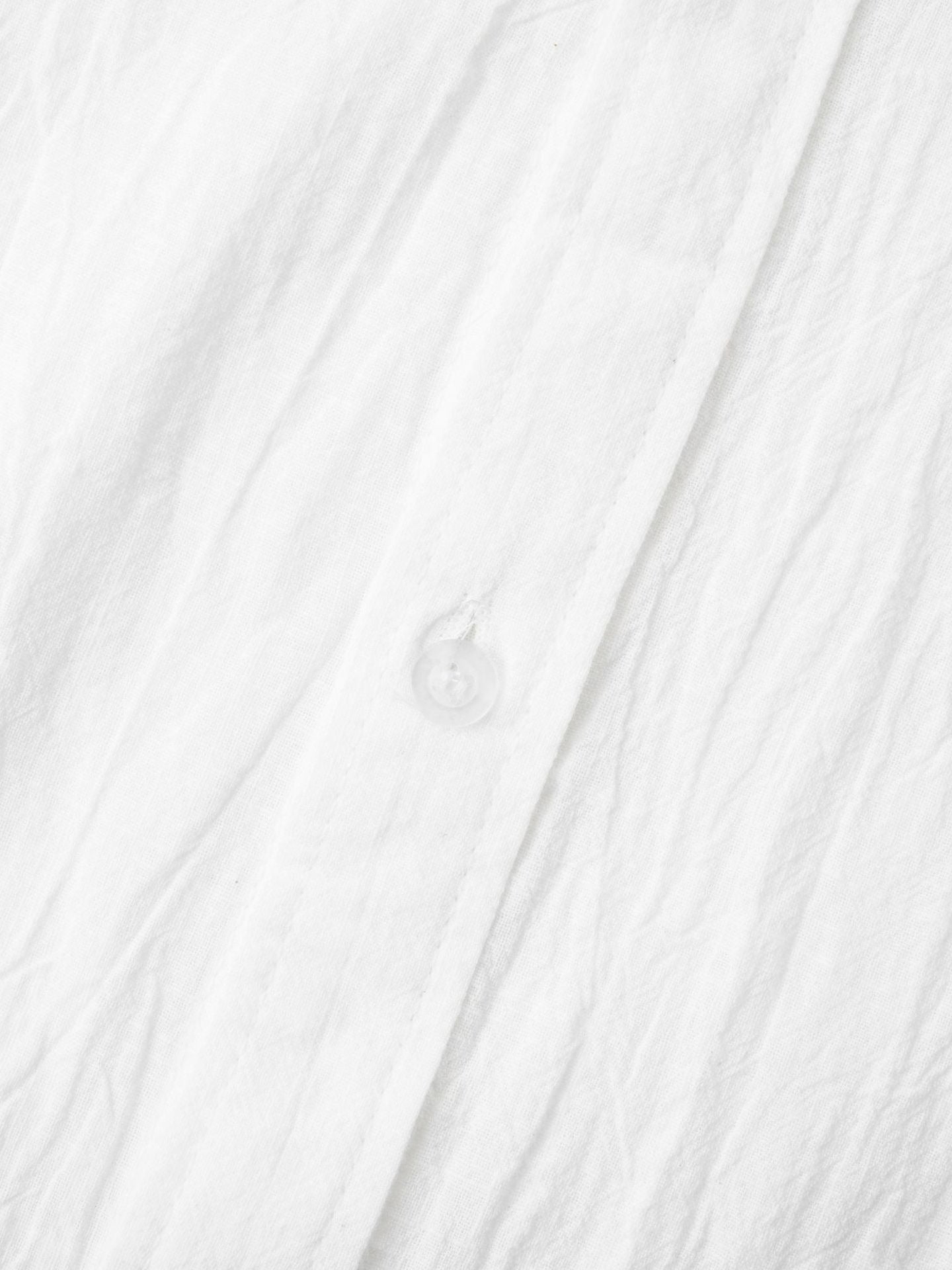 Chemise Blanche Homme – Col Mao & Tissu Léger