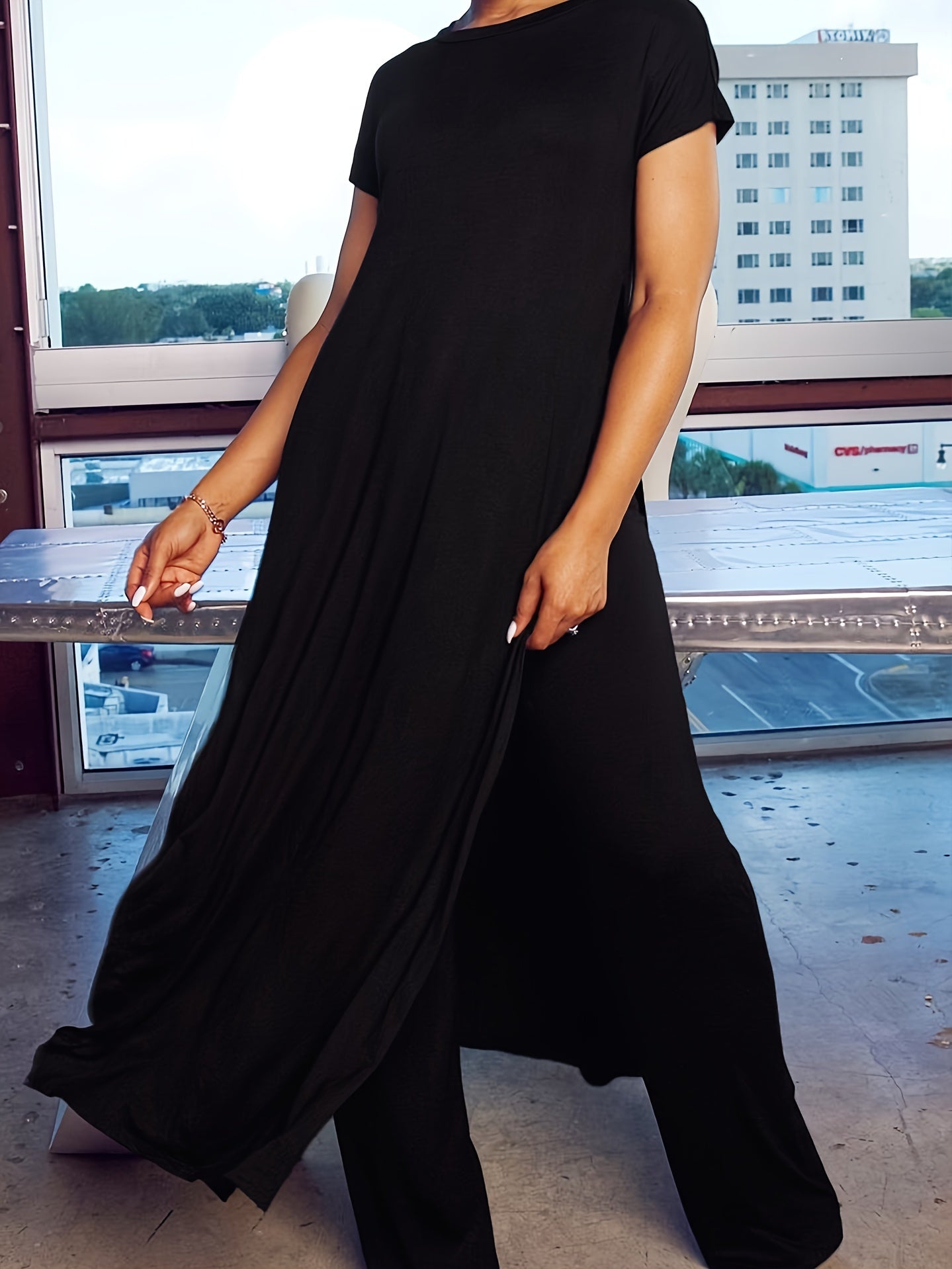 Ensemble tunique longue et pantalon