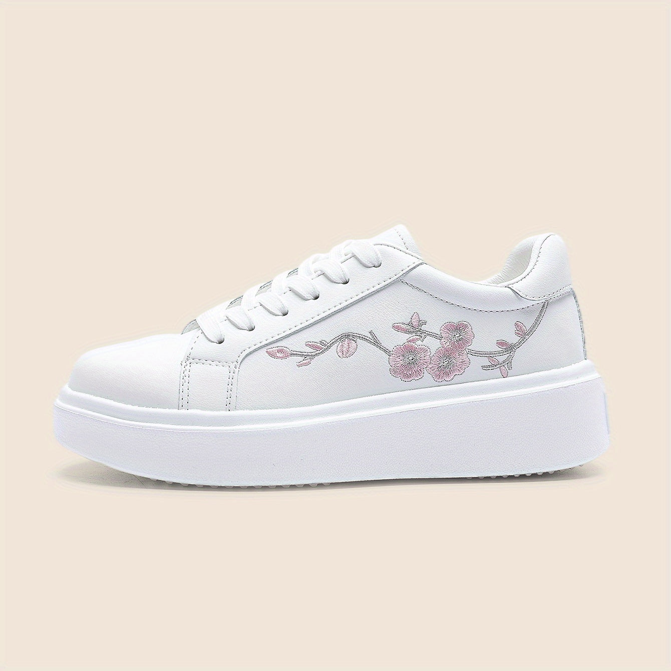 Baskets broderie Florale