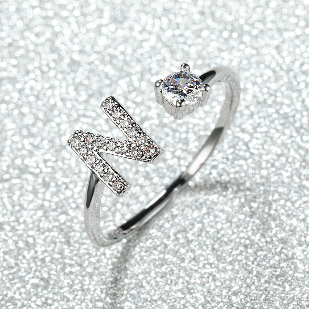 Bagues Alphabet de A-Z