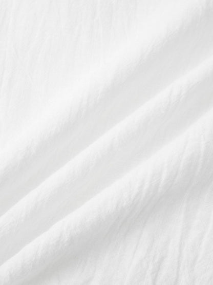 Chemise Blanche Homme – Col Mao & Tissu Léger