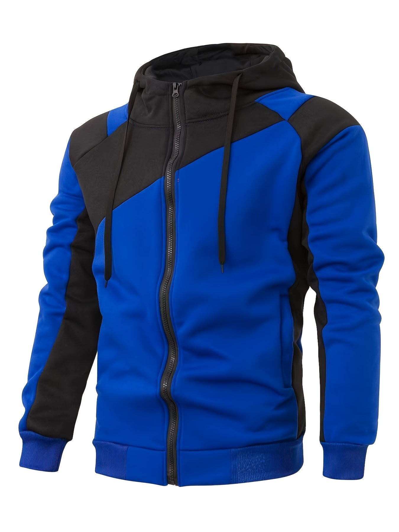 Veste Zippée Capuche Homme - Style Universitaire Molleton