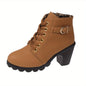 Bottines en simili cuir