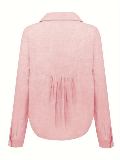 Chemise en lin à manches longues