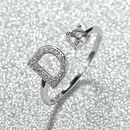 Bagues Alphabet de A-Z