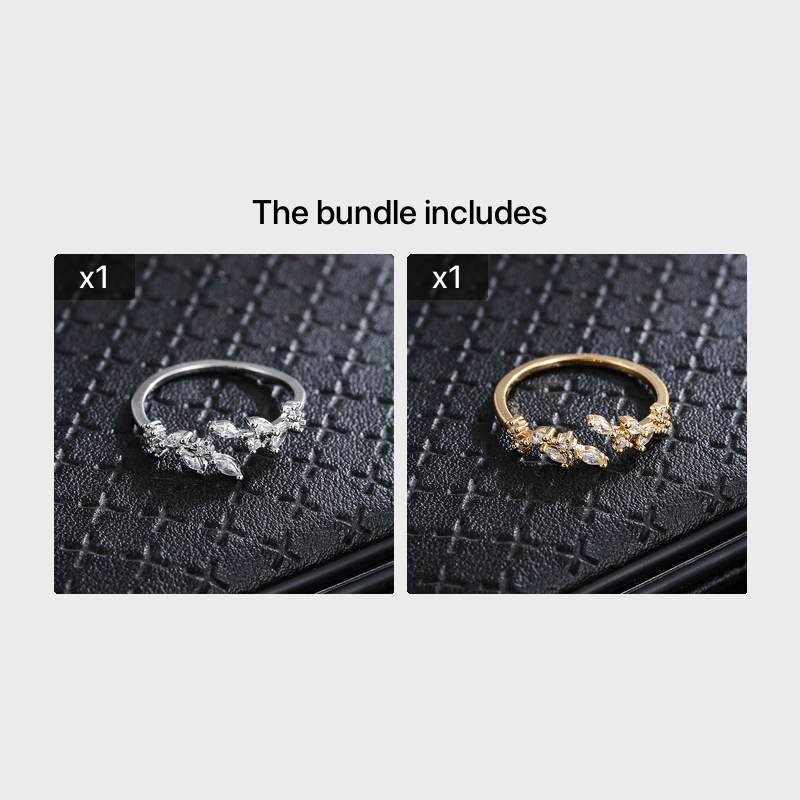 Bague feuilles