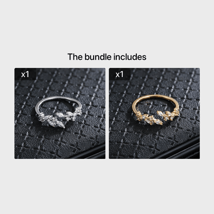 Bague feuilles