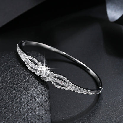 Bague raffinée étincelante