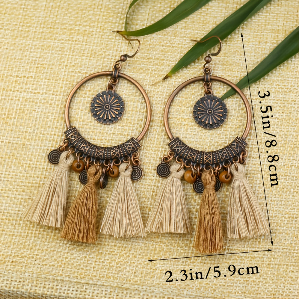 Boucles d'oreilles ponpons