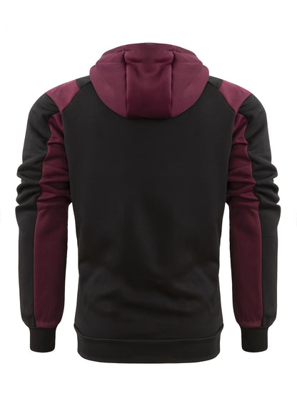 Veste Zippée Capuche Homme - Style Universitaire Molleton