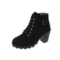 Bottines en simili cuir
