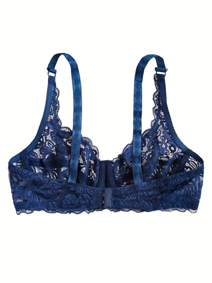Soutien-gorge à fleurs en dentelle