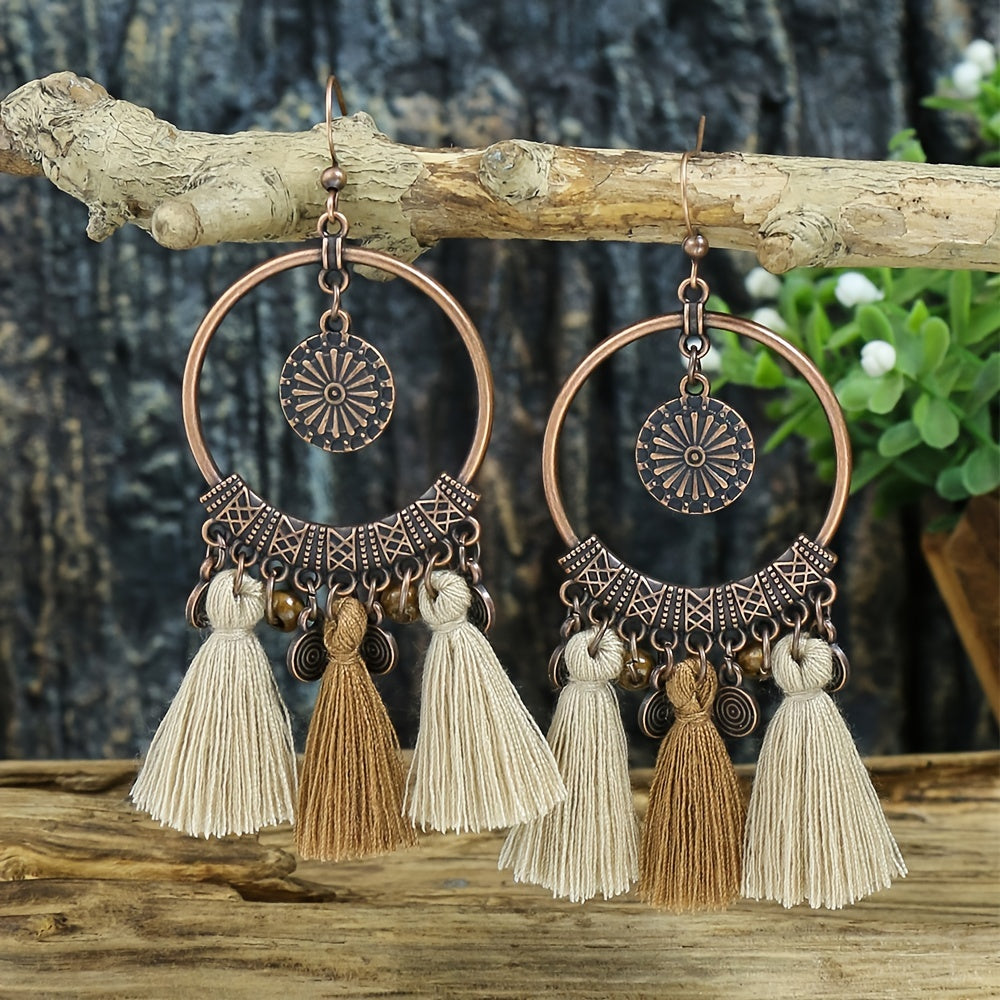 Boucles d'oreilles ponpons