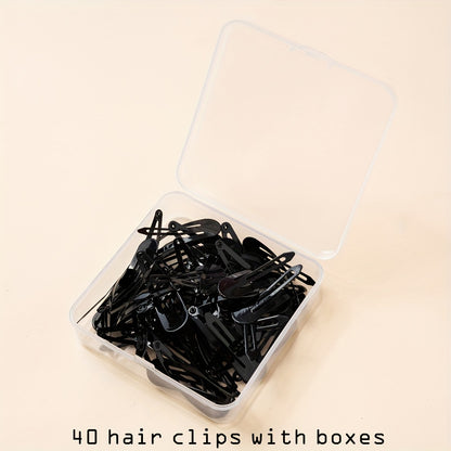 Lot de 40 pinces à cheveux – Simples, pratiques et élégantes