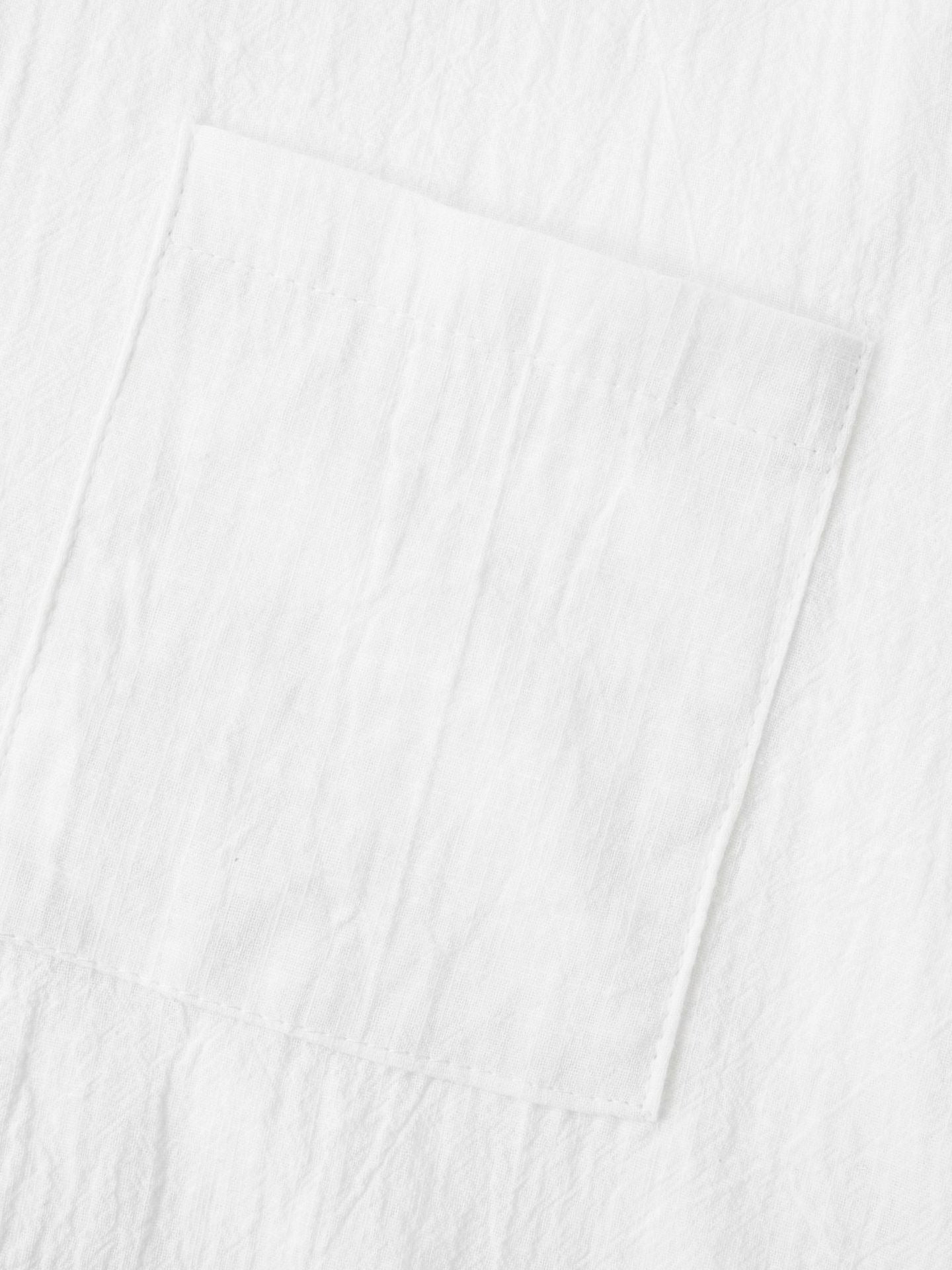 Chemise Blanche Homme – Col Mao & Tissu Léger