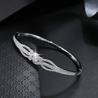 Bague raffinée étincelante