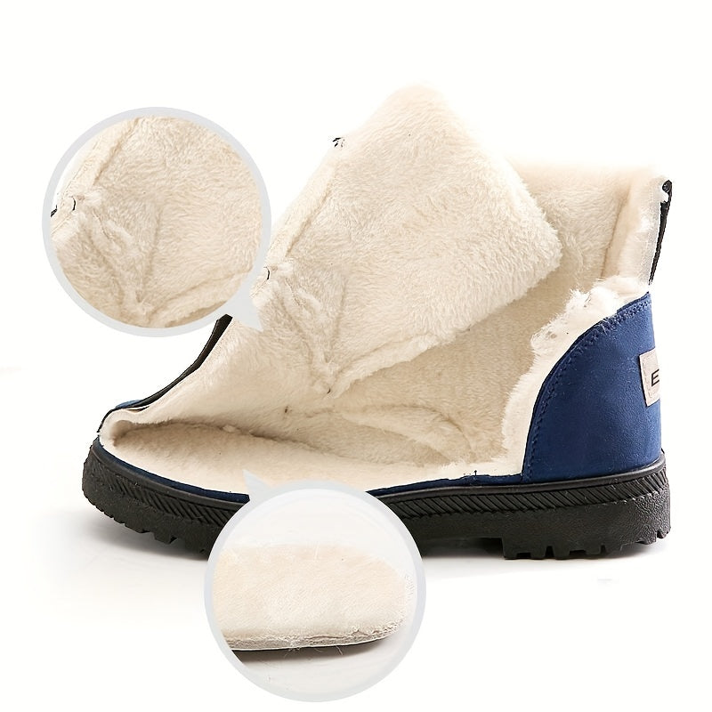 Women'S Winter Boots - Slip-Resistant PU Sole, Lace-Up Closure, Cushioned Insole - Cold Weather Boots for Everyday &amp; Formal Outfits - Extended Sizes Up to US Women'S 44 (EU 43) - Boots for Winter Adventures, Y Terrain Footwea