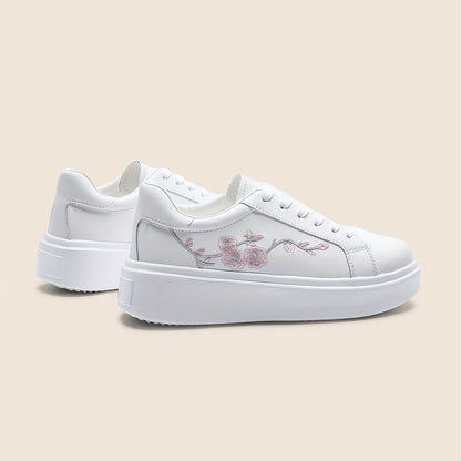Baskets broderie Florale