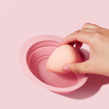 Bol de nettoyage pinceau et éponges make-up