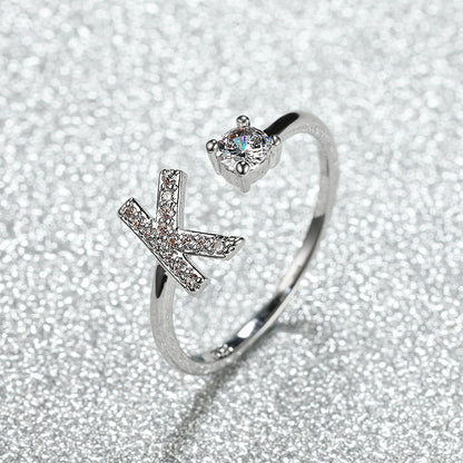 Bagues Alphabet de A-Z