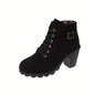 Bottines en simili cuir