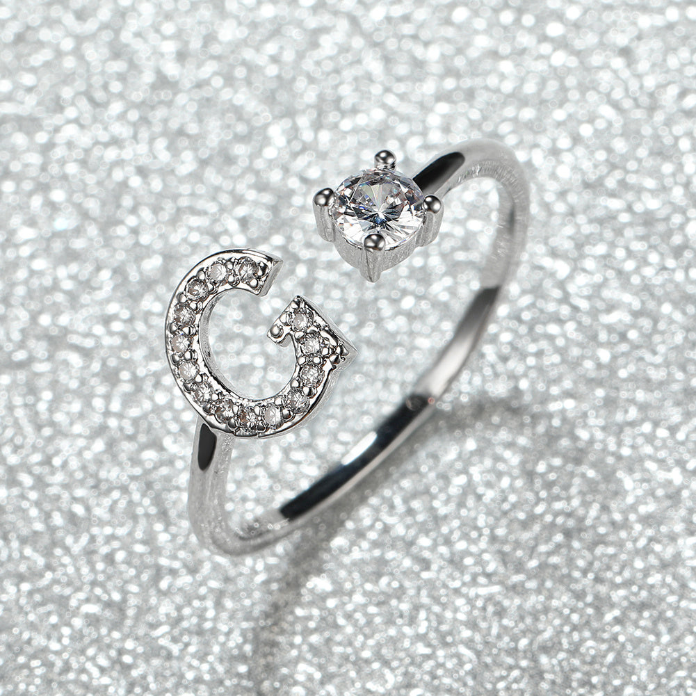 Bagues Alphabet de A-Z