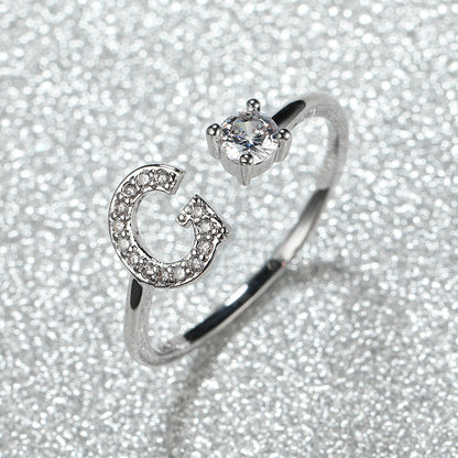 Bagues Alphabet de A-Z