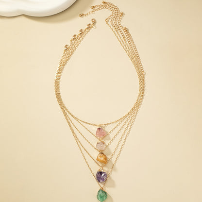 Collier et son pendentif en cristal