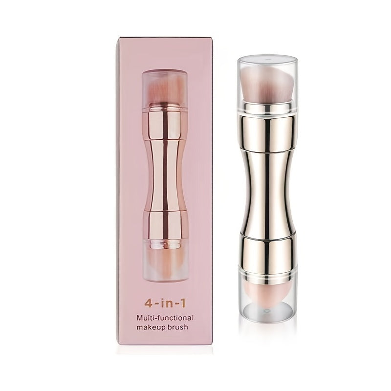 Pinceau maquillage 4-en-1 – Compact, élégant et pratique
