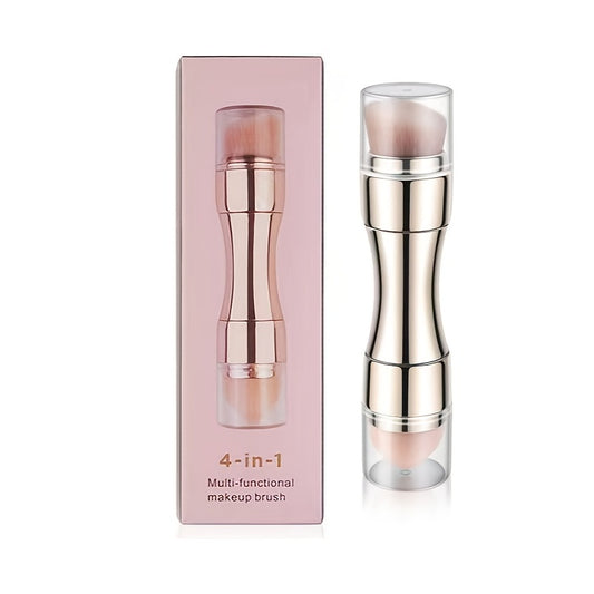 Pinceau maquillage 4-en-1 – Compact, élégant et pratique