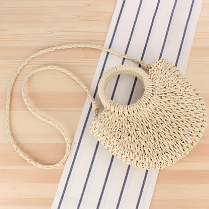 Sac en Paille Tressée – Élégance Naturelle & Style Bohème
