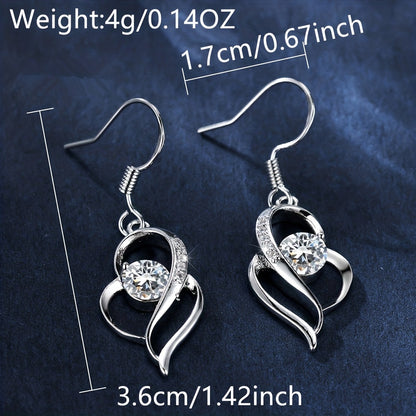 Boucles d'oreilles cœur