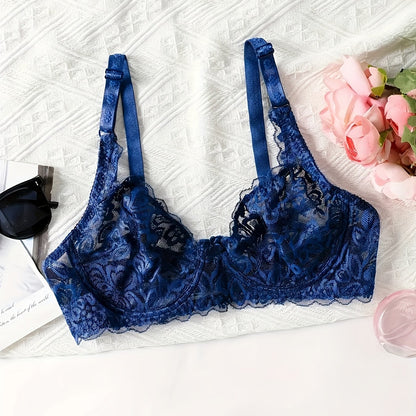 Soutien-gorge à fleurs en dentelle