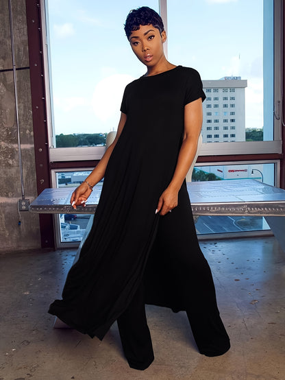 Ensemble tunique longue et pantalon