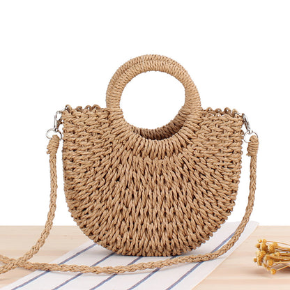 Sac en Paille Tressée – Élégance Naturelle & Style Bohème