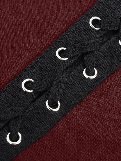 Haut Femme Dentelle & Lacets – Élégance et Séduction