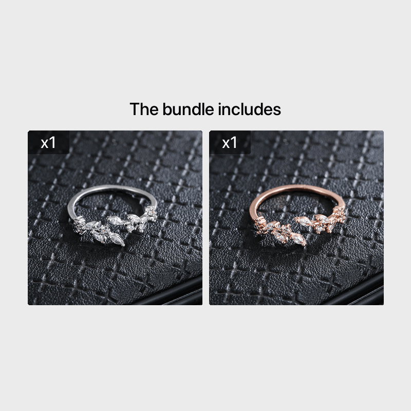 Bague feuilles
