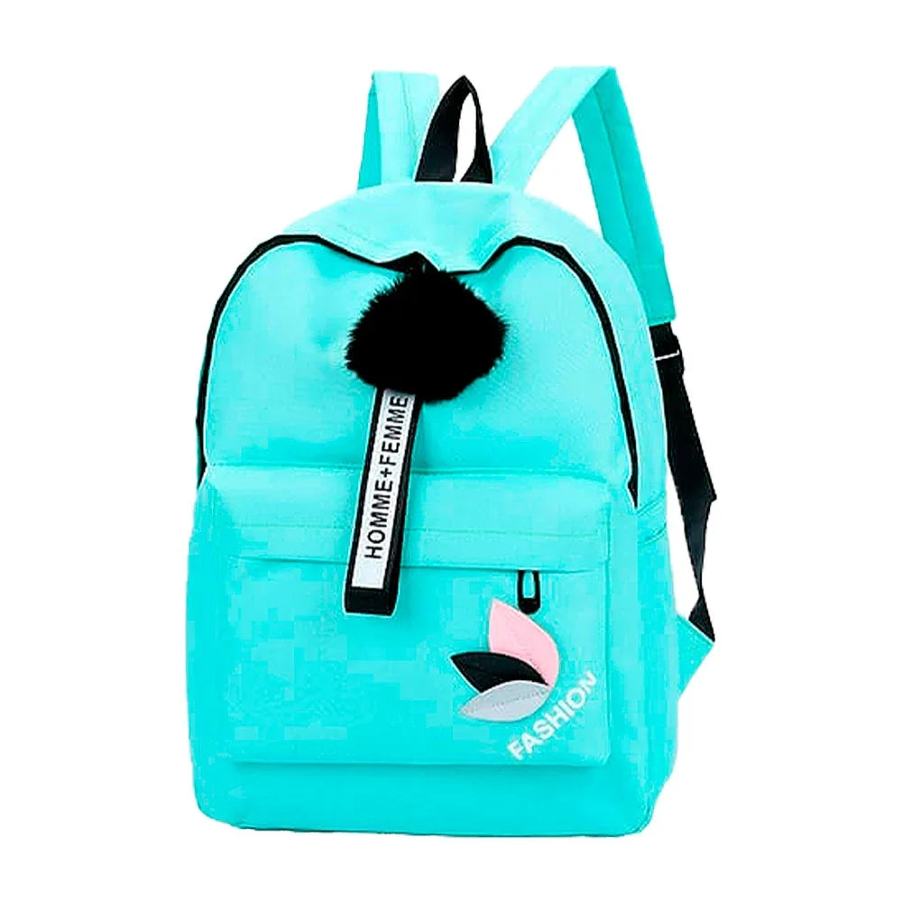 Sac à dos tendance “Homme-Femme Fashion” – coloris noir ou turquoise