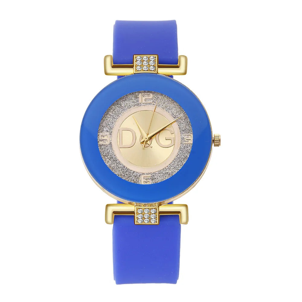 Montre quartz grand cadran casual