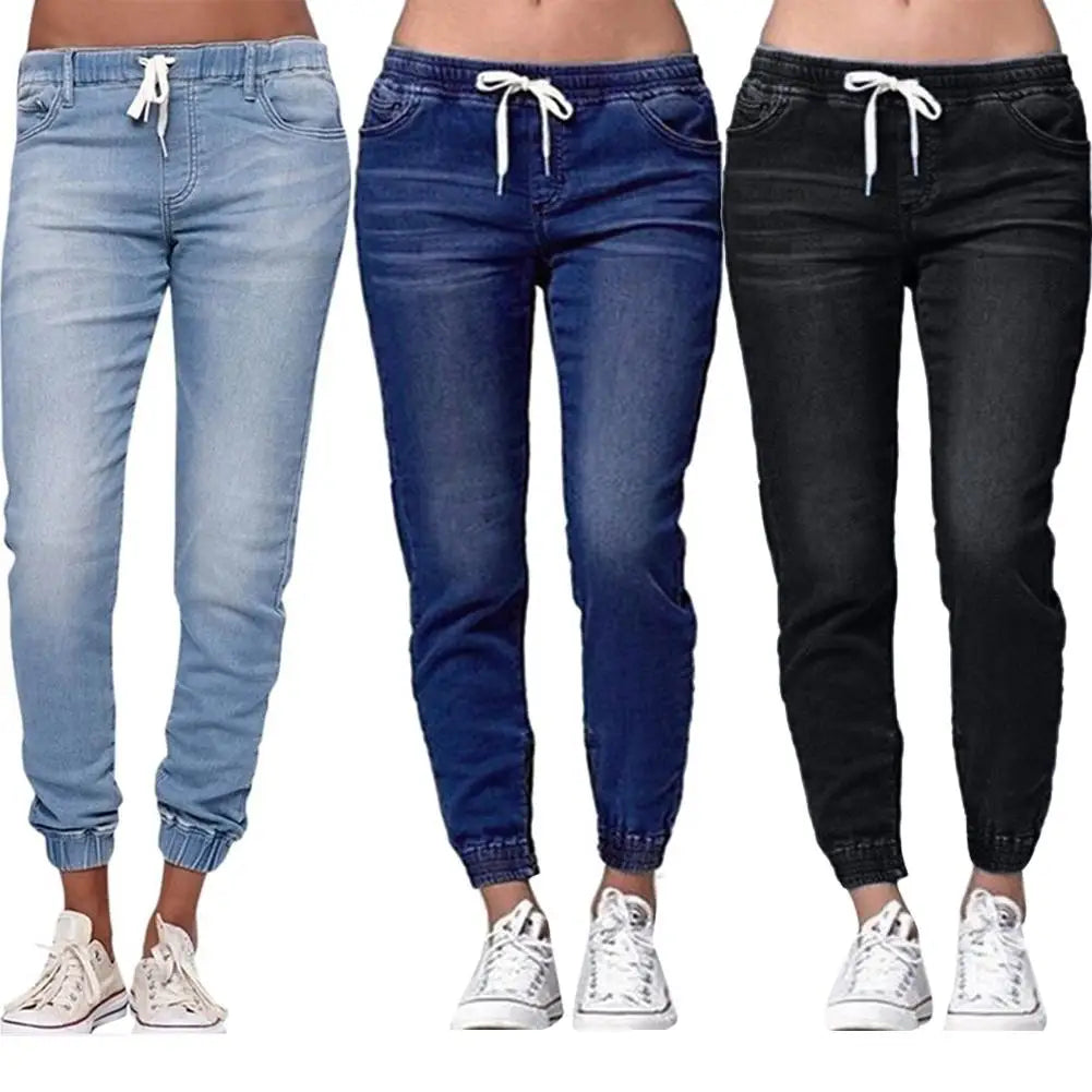 Jean cargo taille élastique