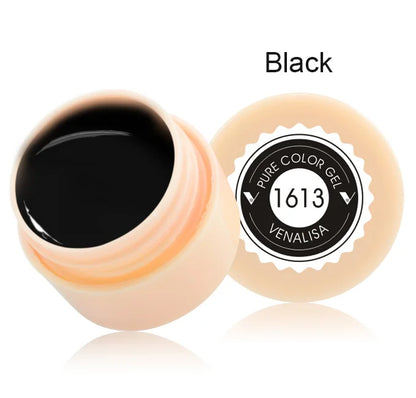 Gels UV & LED VENALISA – 60 Couleurs Intenses et Brillantes