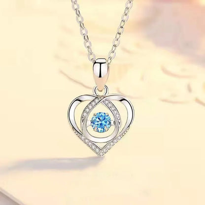 Collier Pendentif cœur en cristal – Élégance & amour éternel